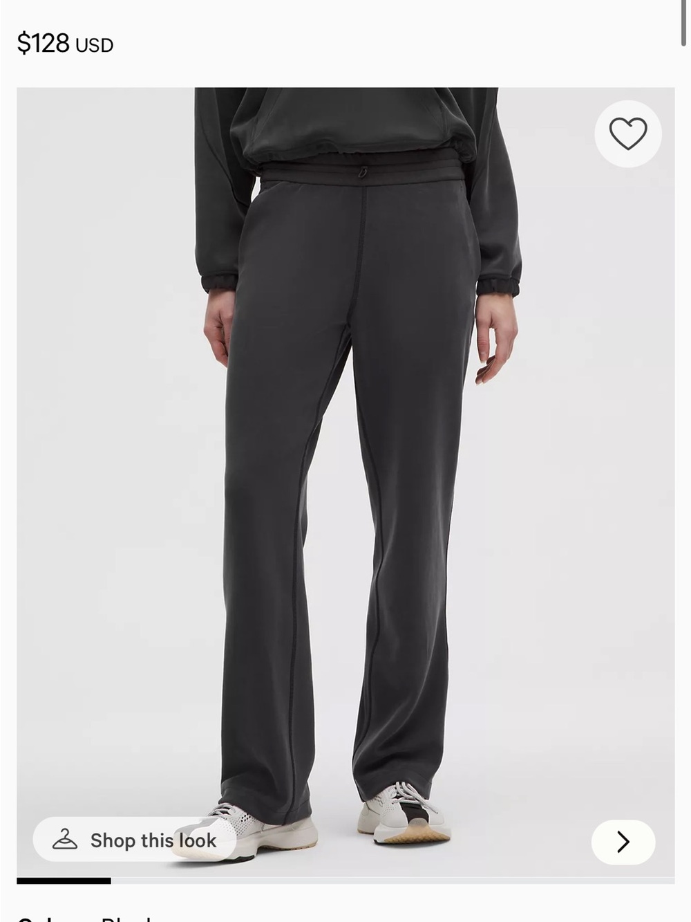 lululemon athletica Dark Charcoal Jogger Pants